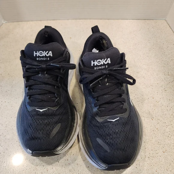 HOKA One One Bondi 8 Running Shoes Sneakers Womens Size 5B No Box Used - Picture 7 of 11